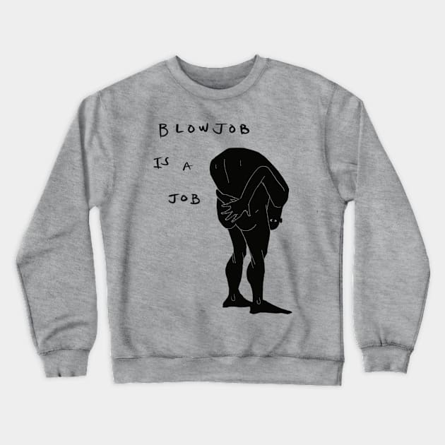 Edgy slogan that boosts your self confidence Crewneck Sweatshirt by RockPaperScissors